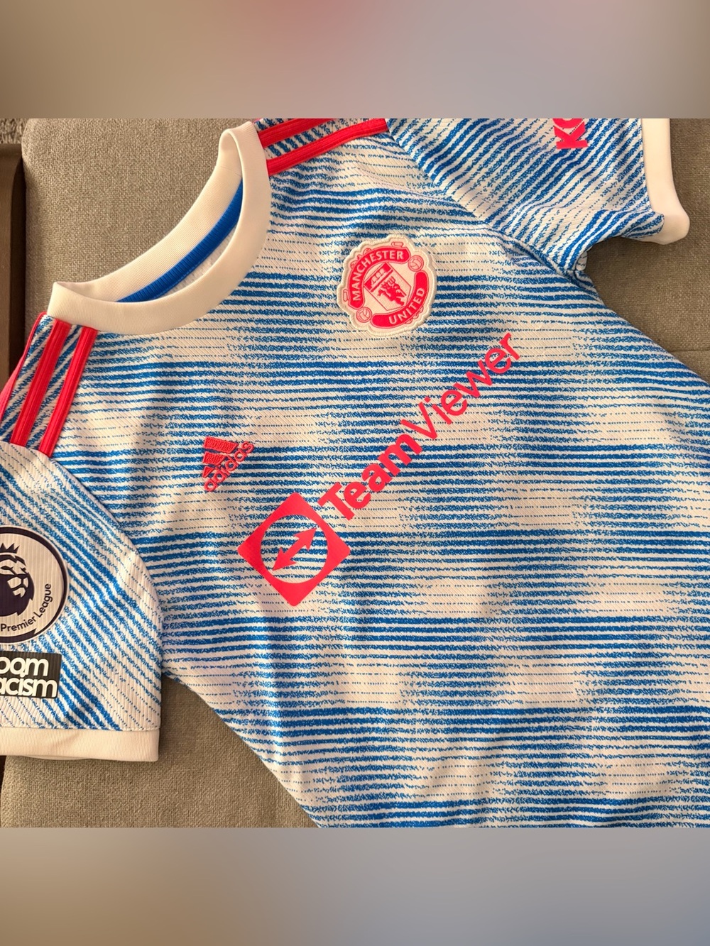 Adidas Manchester United Away Jersey  2021/2022 Cristiano Ronaldo #7 Kids 11-12Y